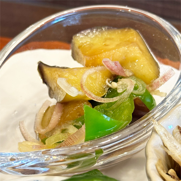 06_茄子とピーマンの和え物