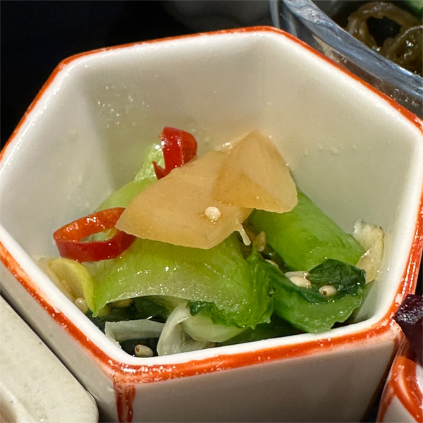 06小松菜とメンマのナムル