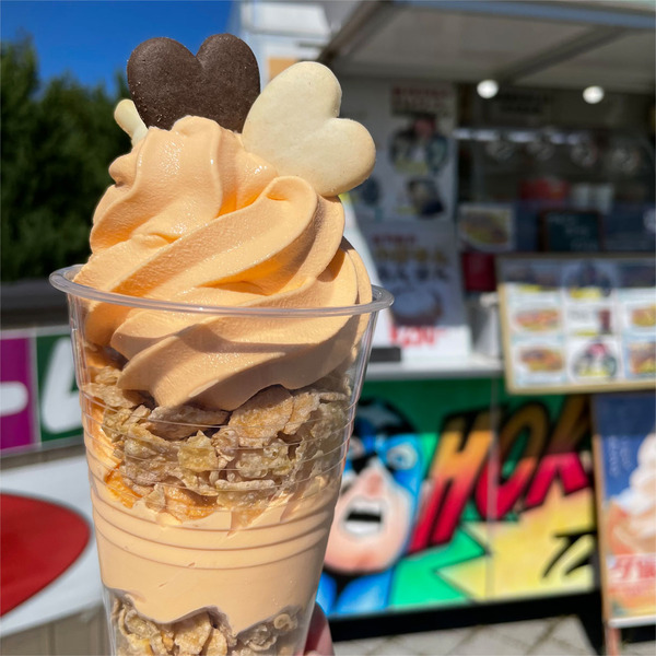 18クリームサンデー・夕張メロン(450円)