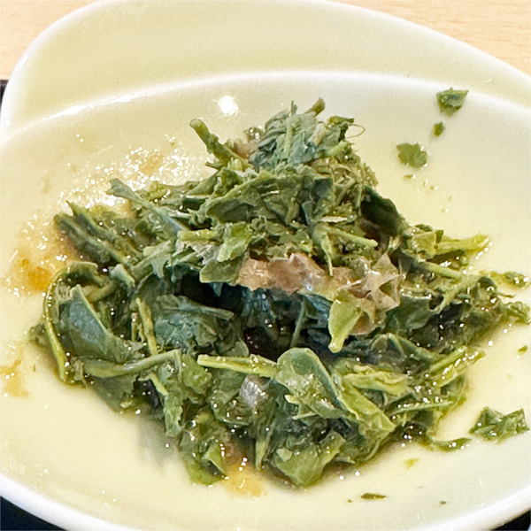 16ぽん酢をかけて頂きます