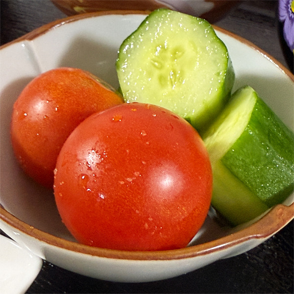 08ミニトマト(自家菜園)・きゅうり(自家菜園)