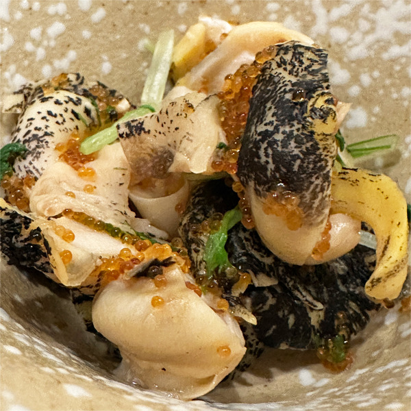 02つぶととびっこの和え物