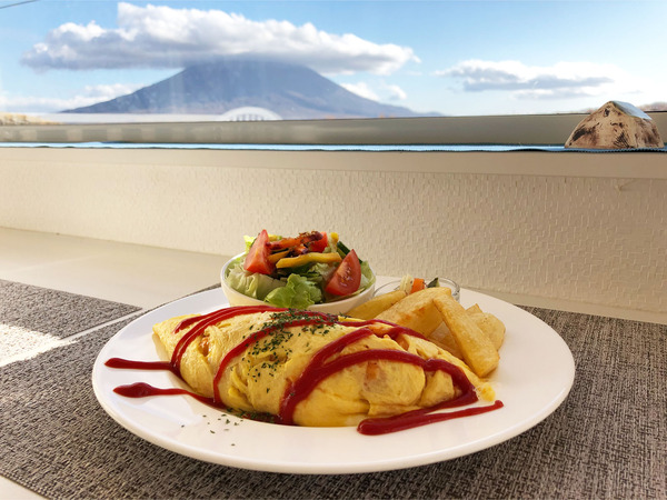 01羊蹄山を見ながらランチ