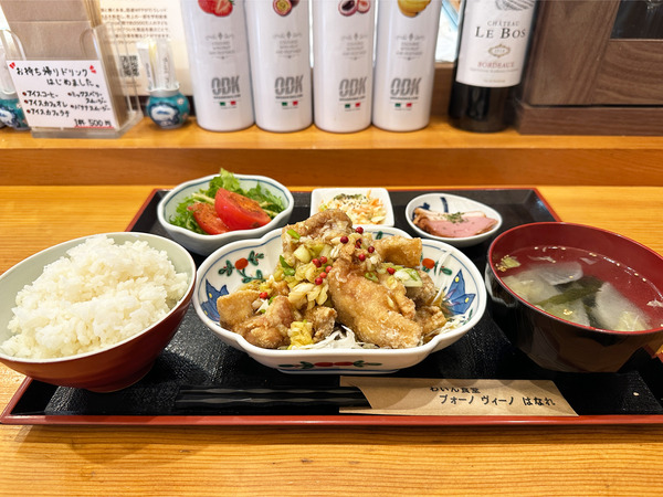 01気まぐれランチ・油淋鶏定食(1000円)