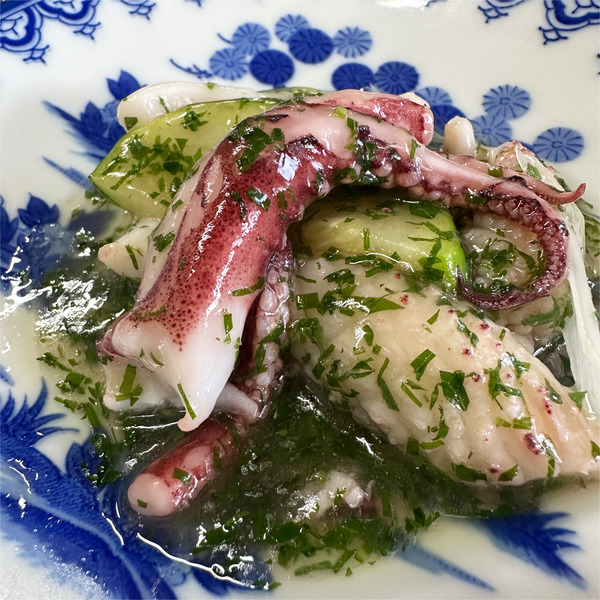 07イカの青じそ炒め