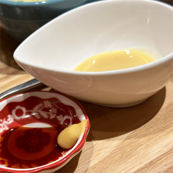 12焼売の辛子醤油・あんかけ焼きそばの酢辛子