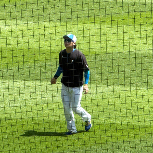 13田宮裕涼選手の練習風景