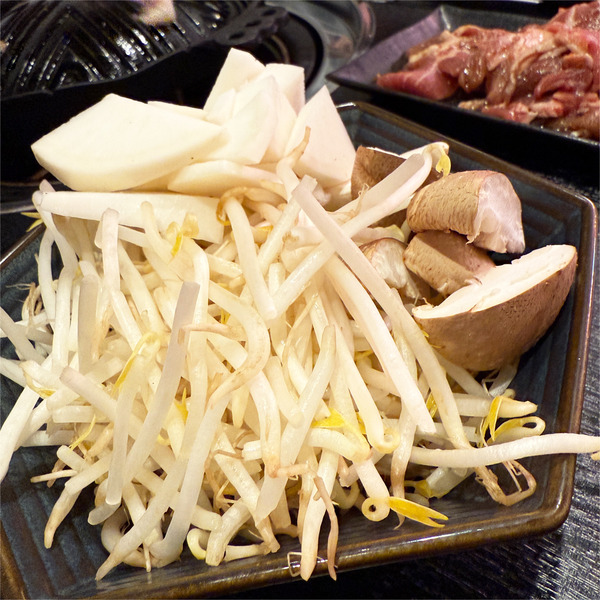 04旬の焼き野菜(550円)