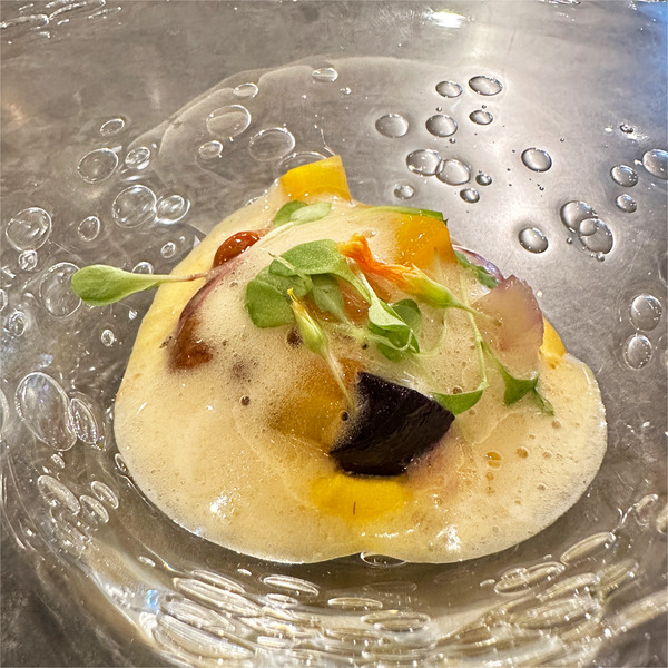 05人参のムースと生ウニ