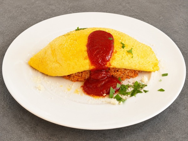 01新得地鶏のオムライス(1200円)
