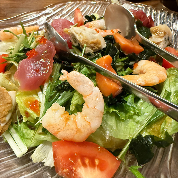 08海へ海鮮サラダ(1419円)