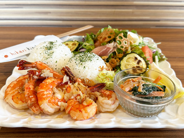 01ガーリックシュリンプ・ドリンクセット(1600円)