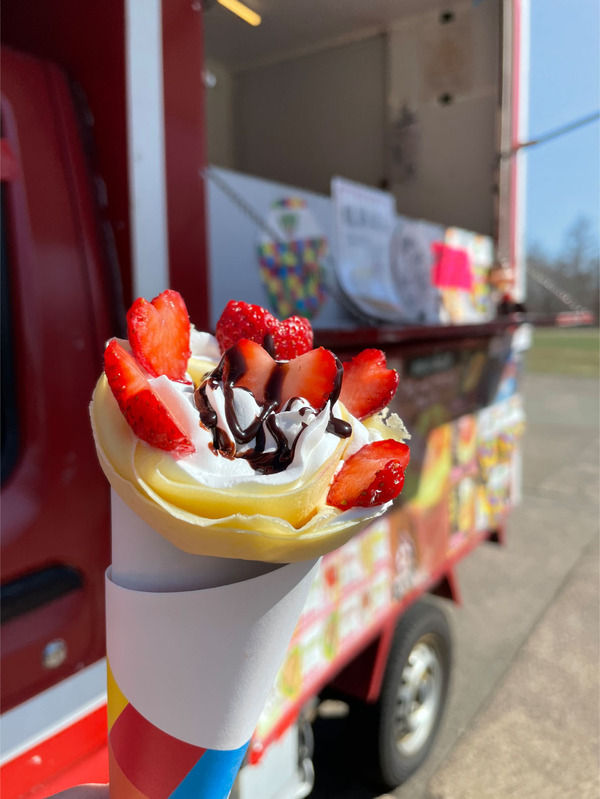 01いちごチョコクレープ(400円)