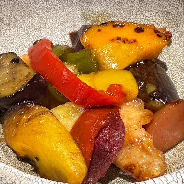 03鶏肉の黒酢炒め