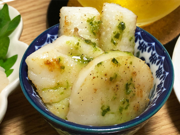 07ホタテのソテー・バジルソース