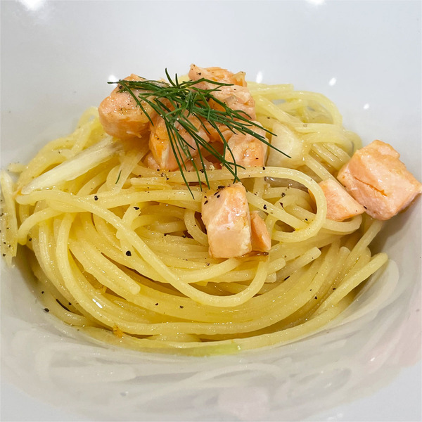 05サーモンとアネットとミョウガのアーリオーリ