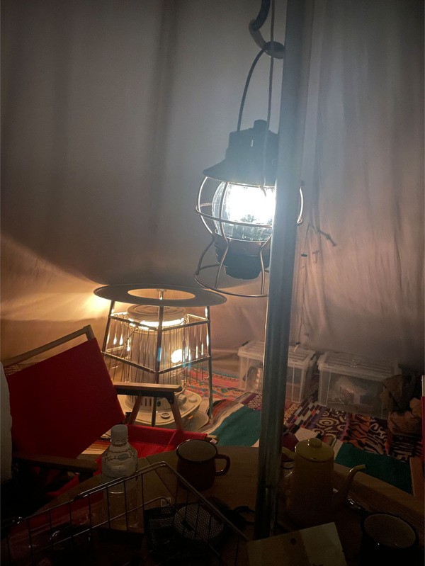 63夜はランタンで