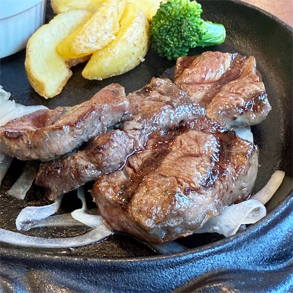 06父のカットステーキ