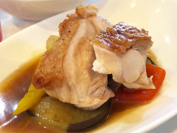 06チキンソテー＆色々夏野菜