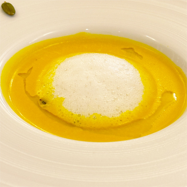 07北海道産カボチャのポタージュ～カプチーノ仕立て～