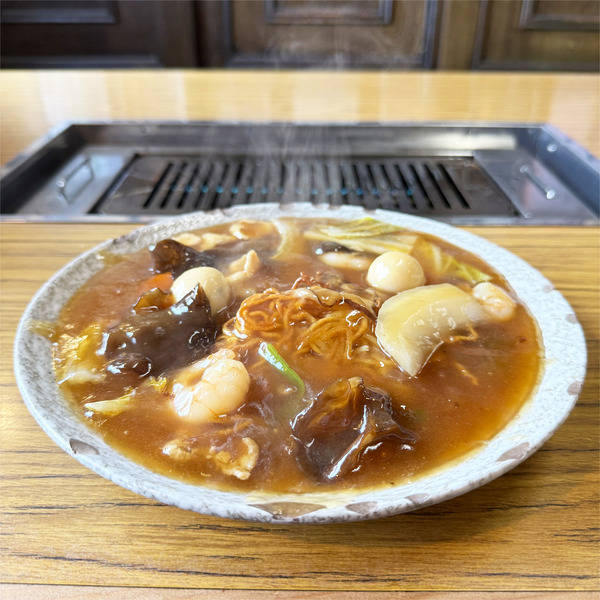 09あんかけ焼きそば・ハーフ(820円)