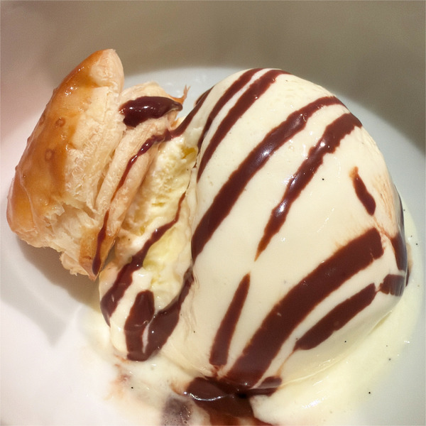 22自家製バニラアイス