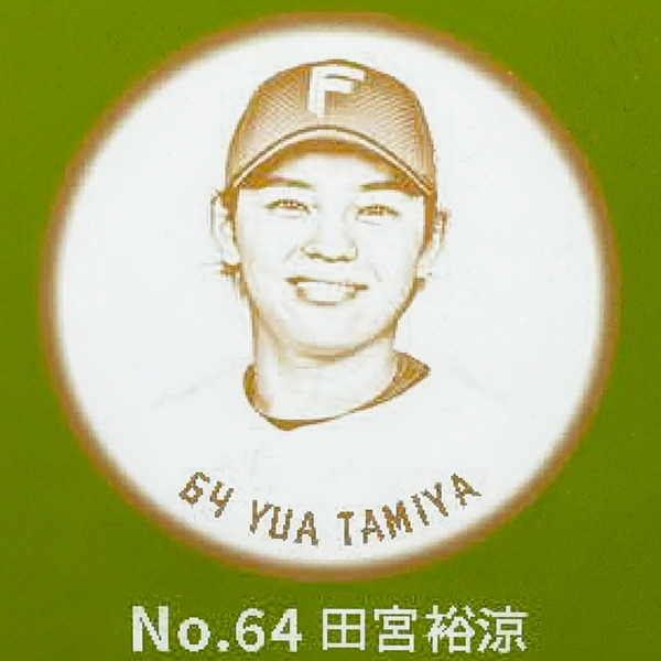 07田宮裕涼選手のラテアート