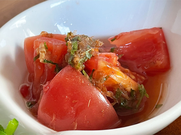 04トマトのしそ和え