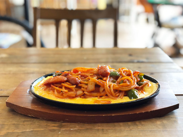 01昭和のナポリタンスパゲティセット(950円)