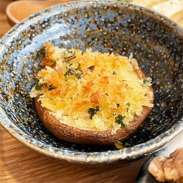 05しいたけのハーブパン粉焼き