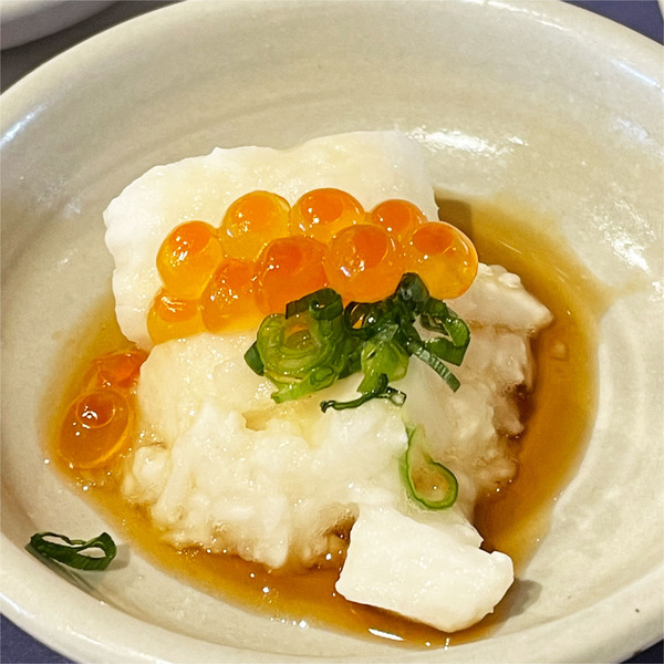 13音更産長芋のたたき いくらのせ