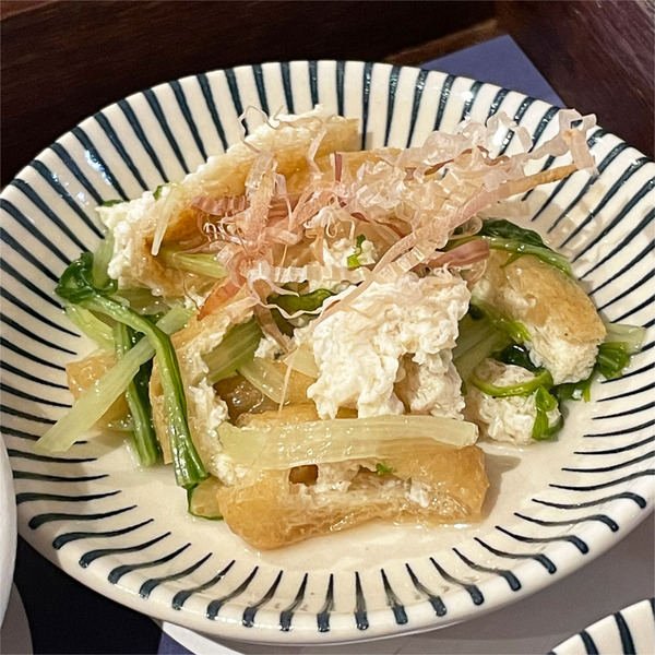 08水菜と油揚の煮びたし