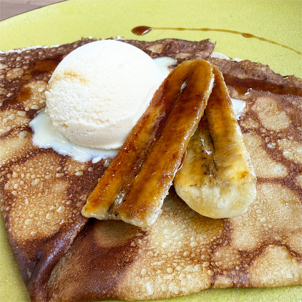 03バニラアイスとバナナのキャラメリゼ