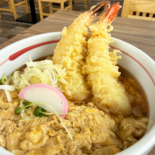 02えび天とじそば・2本