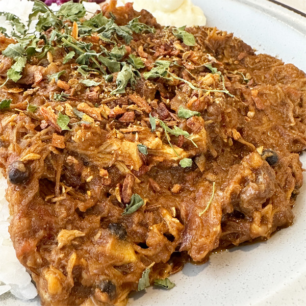 03スパイスの効いた無水カレーです