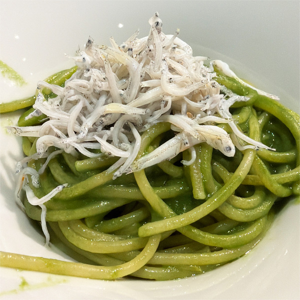 16シラスと春菊のジェノベーゼ