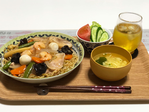 おうちごはん・あんかけ焼きそば