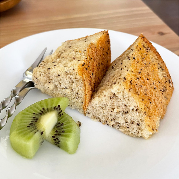 10こちらも頂いたシフォンケーキ