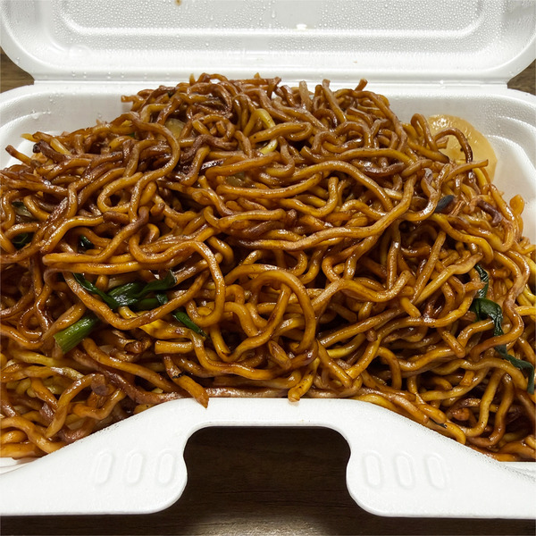 22オイスターソース焼きそば(1050円)大盛り無料