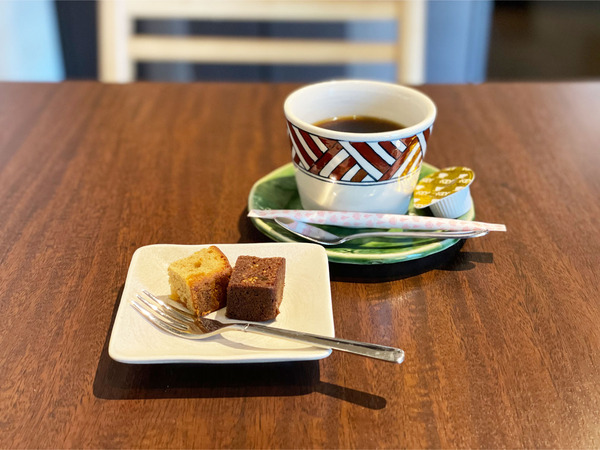 08食後のコーヒーとデザート