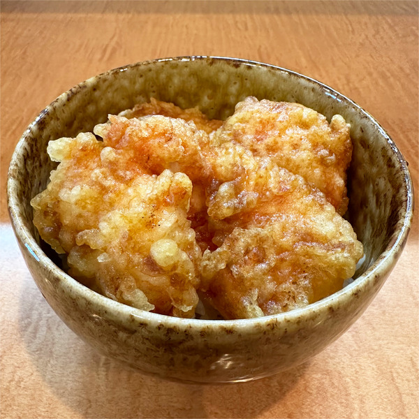 07とり天丼ミニ(500円)