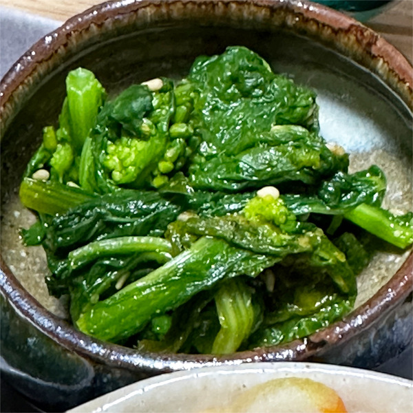 06菜の花の辛子和え