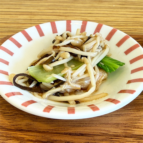 04えのきと小松菜の塩昆布和え