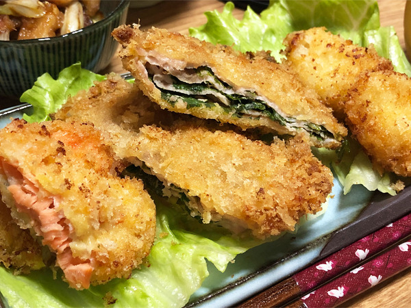 02ミルフィーユカツと鮭フライ