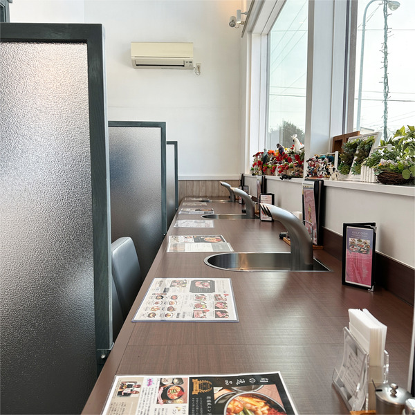 14カウンター席