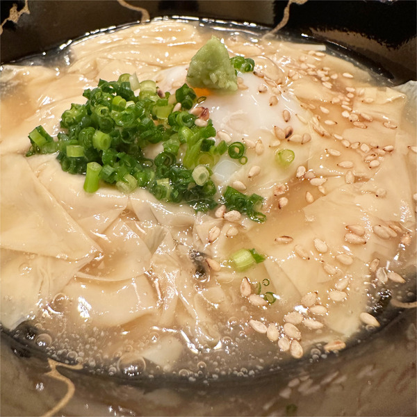 18温玉乗せ湯葉御飯