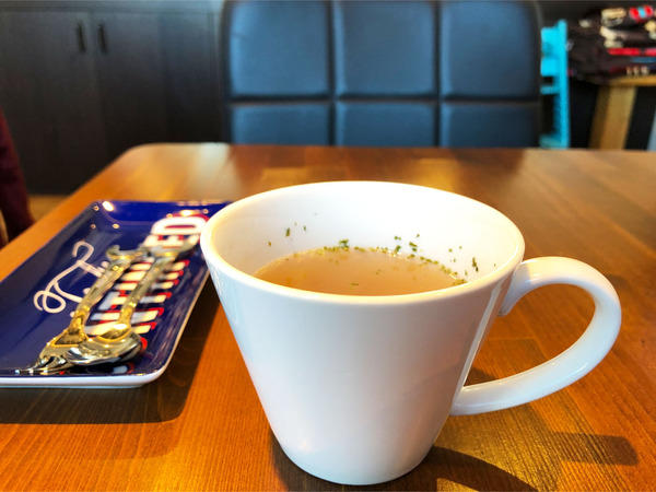 02スープを飲んで待ったのですが