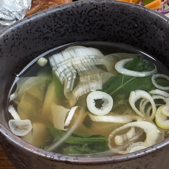 10手作り味噌お根菜のお味噌汁