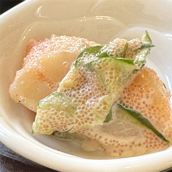 08ホタテの明太子和え