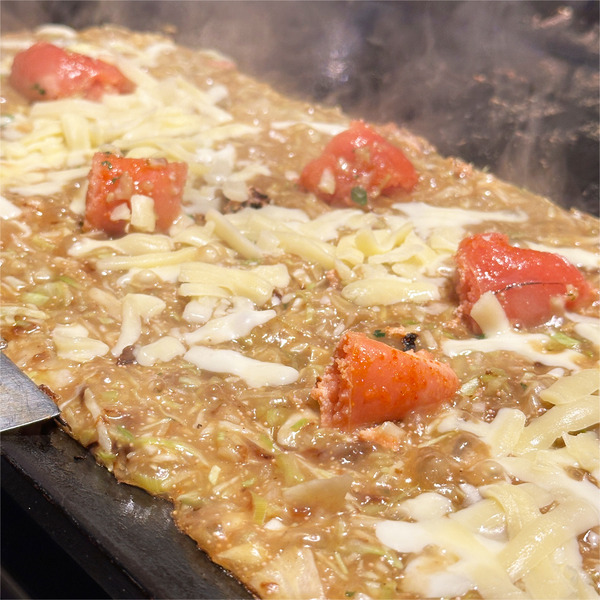 08チーズトッピング(220円)を乗せて完成です